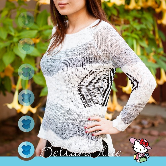 The CLARISSA sweater - B&W - Picture 2 of 4