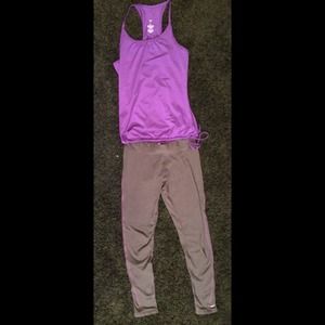 Yoga tank and pants