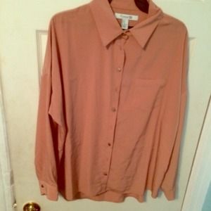 Nude oversized blouse