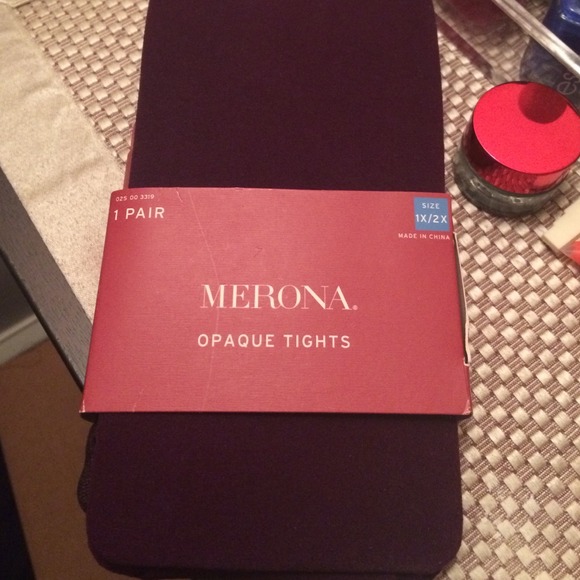 NWT Purple plus size tights