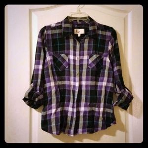 🔥NEW YEARS SALE🔥 Purple Plaid Top