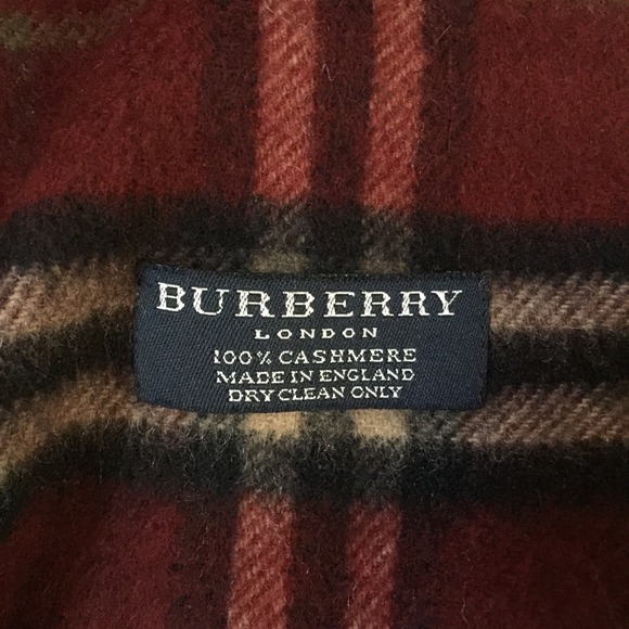 Burberry check cashmere tassel scarf - Picture 4 of 4