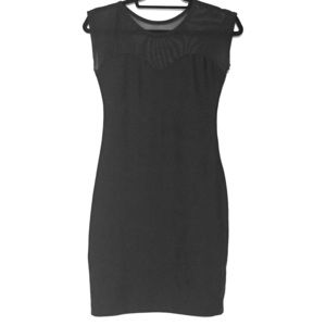 American Apparel Black Sweetheart bodycon dress