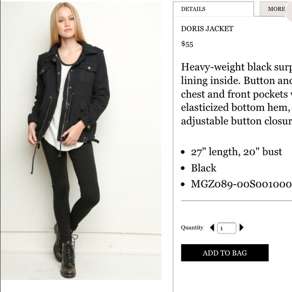ISO DORIS JACKET BRANDY MELVILLE