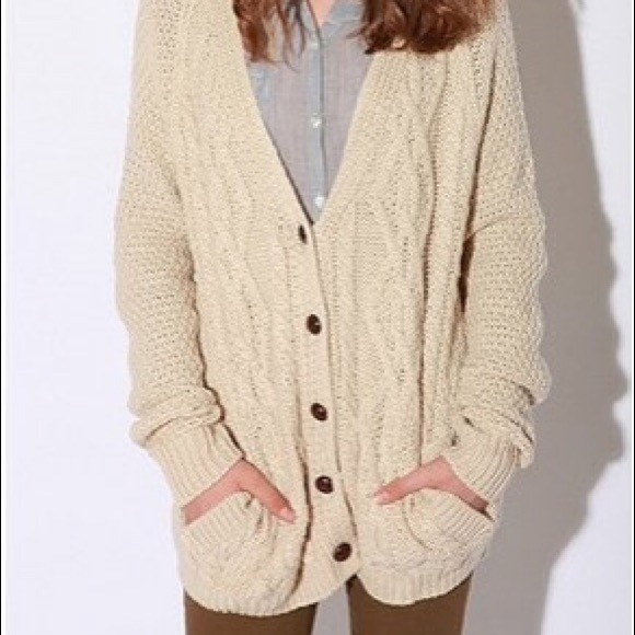 Urban Outfitters cable knit cardigan