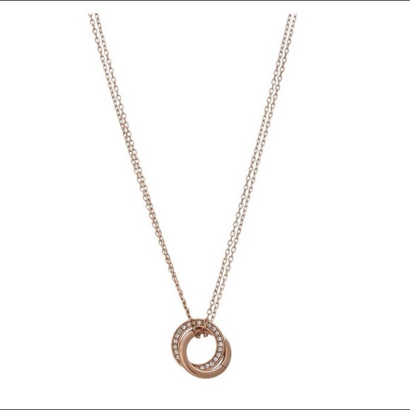 Michael Kors double chain pendant
