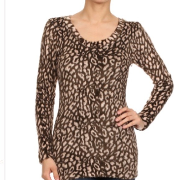 🆕Leopard Print Top - Picture 3 of 4