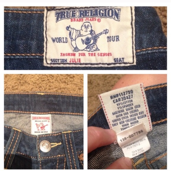 True religion skinny jeans purchased at Nordstrom - Picture 3 of 3