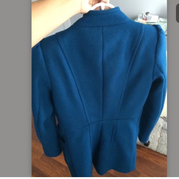 SOLD Zara blue jacket small - Picture 4 of 4