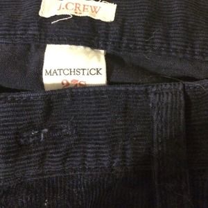 J. Crew Navy Corduroys(NWOT)