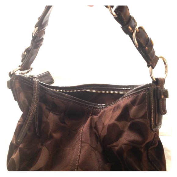 Brown coach bag - Picture 1 of 3