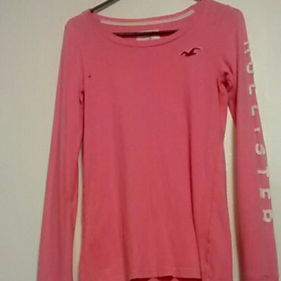 Hollister pink longsleeve