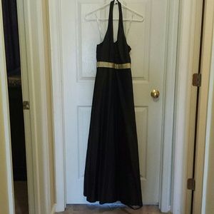 David's Bridal Halter Gown
