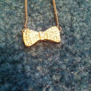 Bow tie necklace