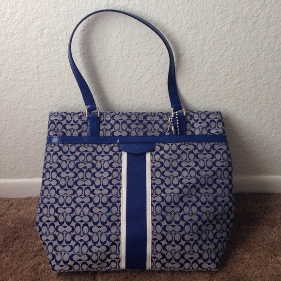 Blue Coach Bag