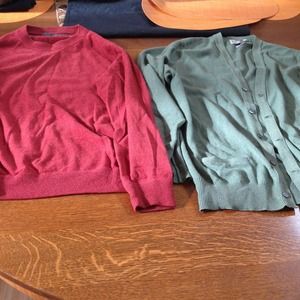 2 Men's XL Cashmere Sweaters