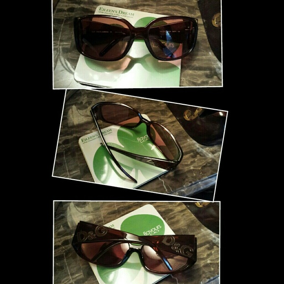 Authentic D&G Brown sunglasses