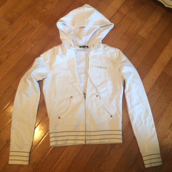 Bebe white sweatshirt