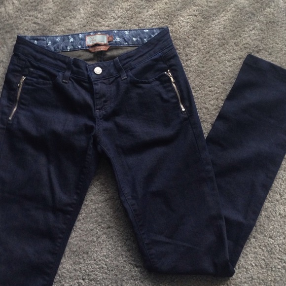 Zipper Paige denim jeans