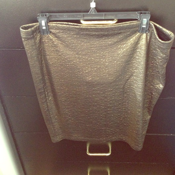 Metallic skirt