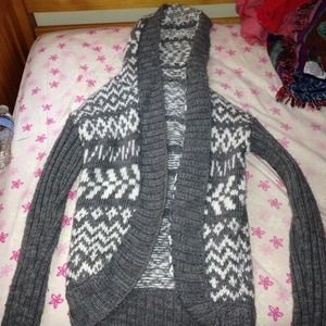 Aztec Cardigan with hood