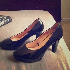 H&M Patent Leather Modest Heels