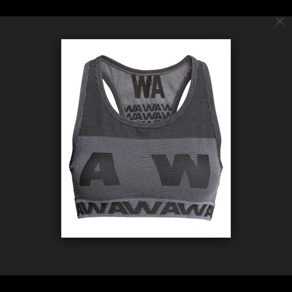 ALEXANDER WANG x H&M JACQUARD SPORTS BRA... 🔥🔥🔥