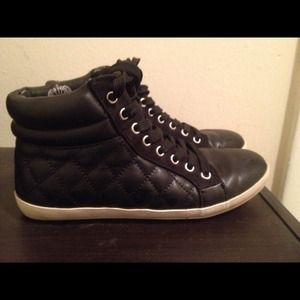 Forever 21 Black high top sneakers