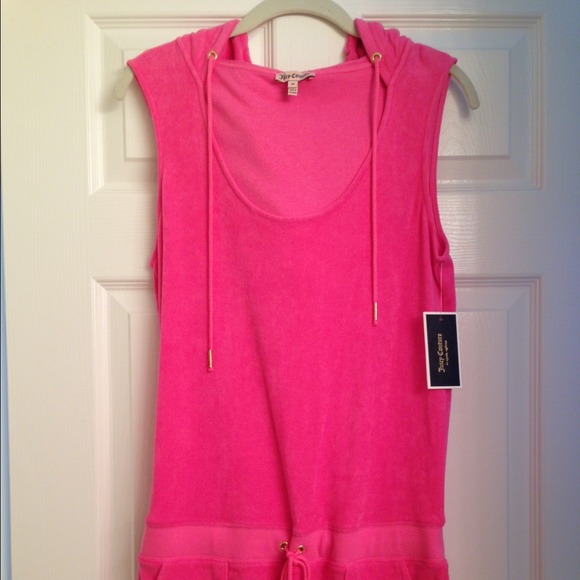 Pink Juicy Couture terry romper