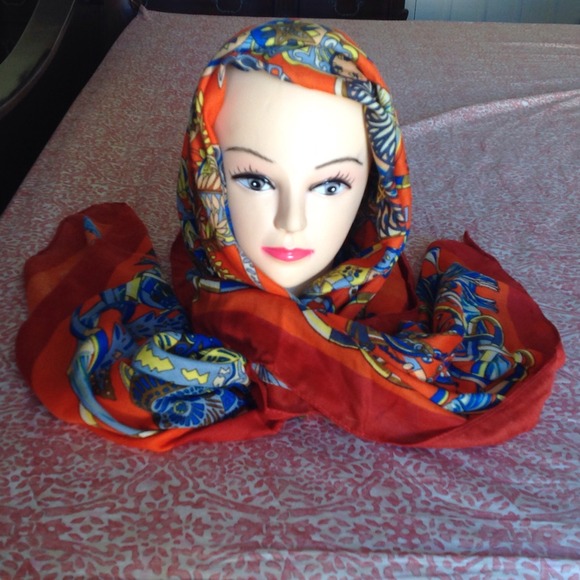 Winter. Scarf