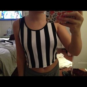 black and white striped tee from nordstroms