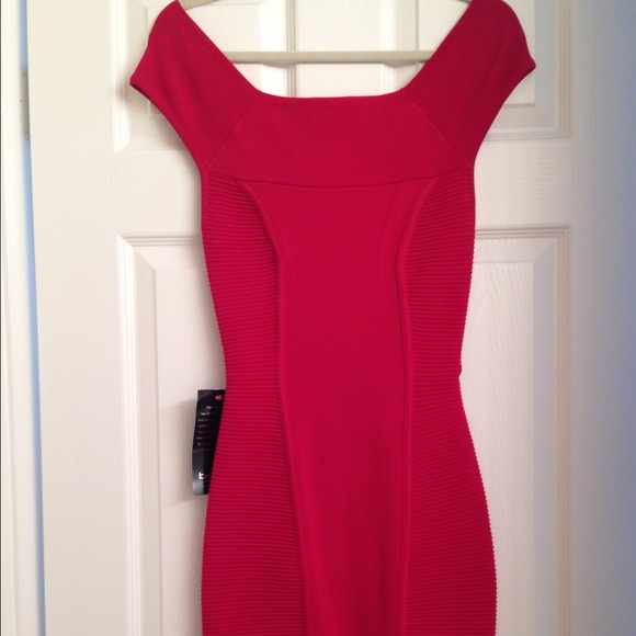 Red Bebe Bodycon Bandage dress