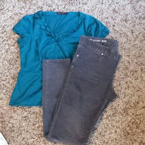 GAP Always Skinny Grey Cords