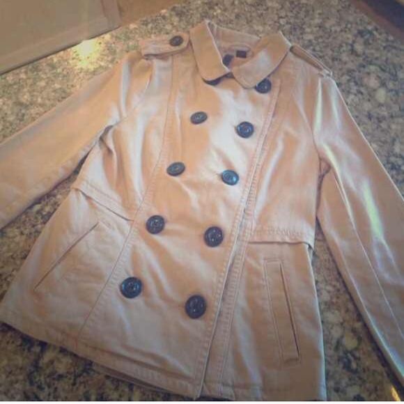 H&M khaki Peacoat size 6!!