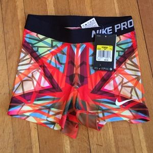 Brand New Nike Pro Dri-Fit Kaleidoscope Spandex
