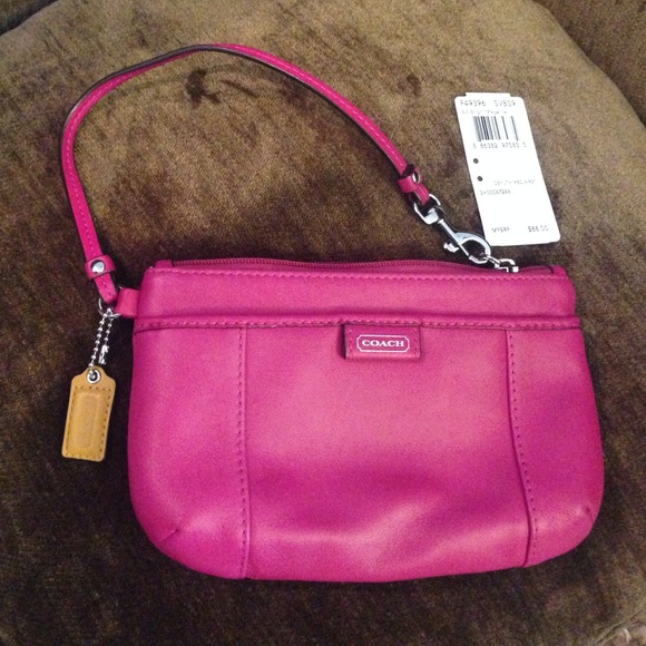 Coach Accessories - NEW Magenta COACH Wristlet