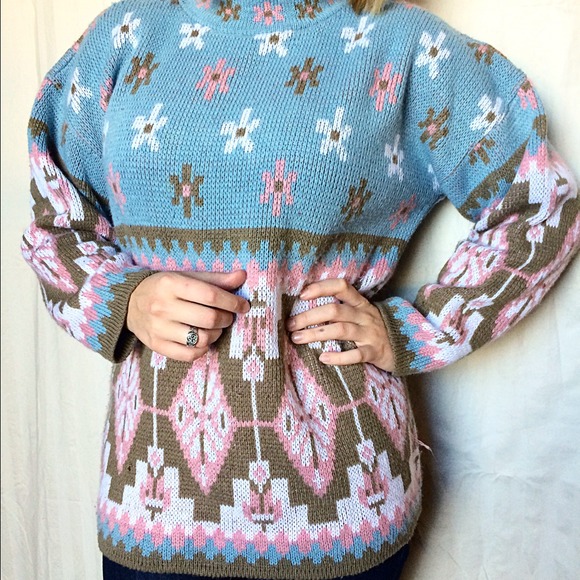 Pastel winter sweater