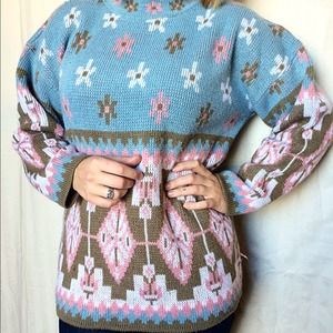 Pastel winter sweater