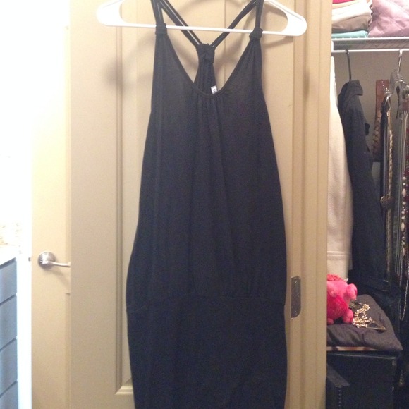 Oversize black tunic