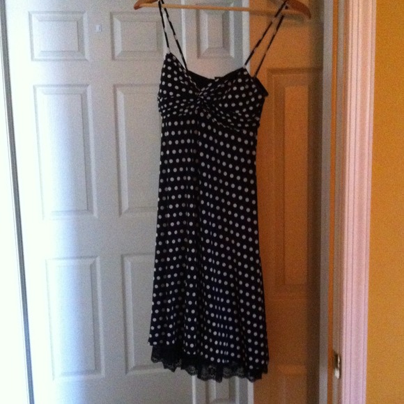 Dress with spaghetti straps