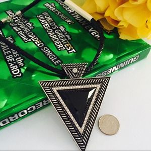 🔺Big Triangle Rhinestones Necklace🔺