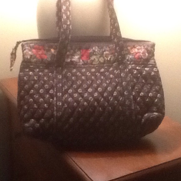 Vera Bradley mostly  black handbag.