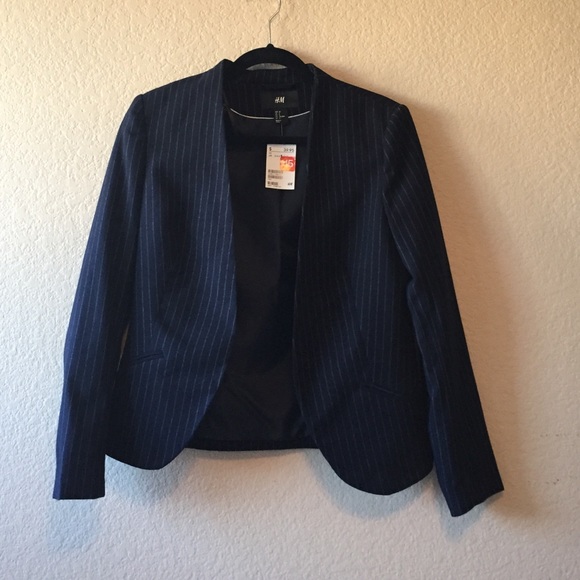 H&M Jackets & Blazers - H&M striped blazer