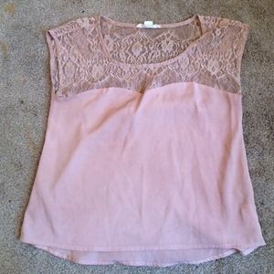Forever 21 Light pink/Mauve chiffon blouse!