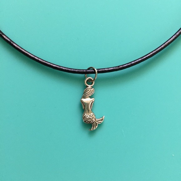 Brandy Melville Stickers + Handmade Mermaid Choker