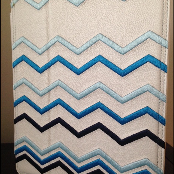Leather white Missoni IPad2 case