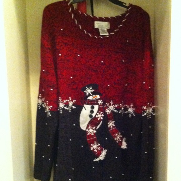 New snowman Christmas sweater!