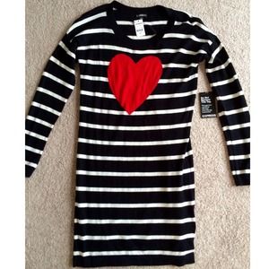 Long sleeve sweater dress