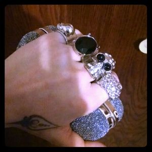 Silver Ringed Clutch