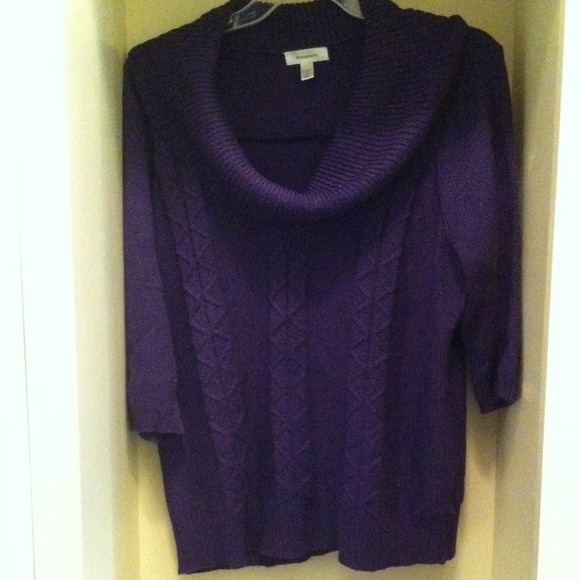 Deep purple sweater